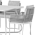 Bistro Bliss Outdoor Furniture Set 3D model small image 4