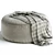 Soft Cay Beige Pouf: Elegant Comfort 3D model small image 1
