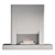 Contemporary Fireplace Wall with Marble 3D model small image 7