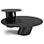 Contemporary Pisa Coffee Tables Set 3D model small image 6