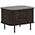 Modern Oak Bedside Table Glide 3D model small image 2