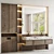 Modern Bathroom Furniture Set 29 3D model small image 2