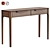 Modern Oak Console with Drawers 3D model small image 1