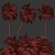 Tropical Paradise Palm Trees Collection 3D model small image 7