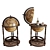 Global Bar Globe Stand Smooth 3D model small image 1