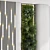 Concrete Framed Vertical Plant Set 3D model small image 4