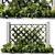 Garden Ivy Fence Set 3D 3D model small image 1