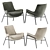 Gorgeous Mia Armchair Obj & Corona Render Set 3D model small image 2