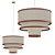 MODERN BRUNA WALNUT PENDANT LIGHT 3D model small image 1