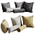 Emi Decorative Pillow Set 3D model small image 1