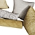 Emi Decorative Pillow Set 3D model small image 3