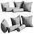 Emi Decorative Pillow Set 3D model small image 7