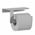 Bathroom Tissue Holder Stand 3D model small image 2