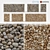 Modern Gabion Design 3D Model 3D model small image 1