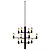 Herstal Manola 12 Chandelier, Elegant 3D model small image 3
