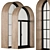 Contemporary Arched Windows Set 22 3D model small image 1