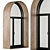 Contemporary Arched Windows Set 22 3D model small image 2