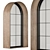 Contemporary Arched Windows Set 22 3D model small image 3