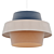Modern Andromeda Hanging Light 3D model small image 1