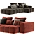 Modern Shamara Sofa - 2015 3D model small image 5