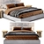 Elegant Modena Bed 3D Model 3D model small image 2