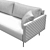 Modern Lisborn Sofa by Kaza 3D model small image 4