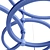 Elegant BRUNI Chandelier by Kuzco 3D model small image 4