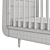 SnuzKot Skandi Cot Bed: Slate 3D model small image 3