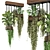 Metal Box Hanging Plants Set 3D model small image 1