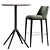 Elegant Bar Stool & Table 3D model small image 5