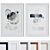 Modern Abstract Picture Frame Set 3D model small image 1