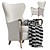 Luxury Giorgetti Armchair Design 2014 3D model small image 1
