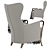 Luxury Giorgetti Armchair Design 2014 3D model small image 3