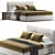 Omer Modern Upholstered Italian Bed 3D model small image 1