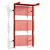 Elegant Vertical Towel Warmer 3D model small image 1