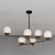 Modern Ceiling Chandelier ST Luce 3D model small image 3