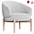 Elegant Chair Lili Furniture Design 3D model small image 1