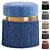 Elegant Blue Pouf Arwen 3D model small image 1
