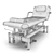 Electric Massage Table DB-9 3D model small image 2