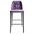 Modern Sonamor Bar Stool Giulia 3D model small image 3