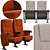 Versatile Cinema Chair Set 3D model small image 3