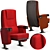 Versatile Cinema Chair Set 3D model small image 4