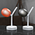 Portable Glass Table Lamp 3D model small image 3