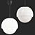 Elegant Opal Pendant Light 3D model small image 2