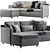 Barrett II Sectional Sofa Model 3D model small image 2