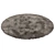 Plush Round Rug, Nine Colors 3D model small image 3