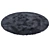 Plush Round Rug, Nine Colors 3D model small image 5