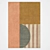 Modern Geometric Design Area Rug 3D model small image 1