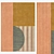 Modern Geometric Design Area Rug 3D model small image 2
