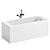 Villeroy & Boch Architectura Acrylic Bath 3D model small image 1